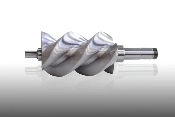 Yağsız HT Vidalı Hava Kompresörü Rotoru 30-200HP Üç Boyutlu Muayene